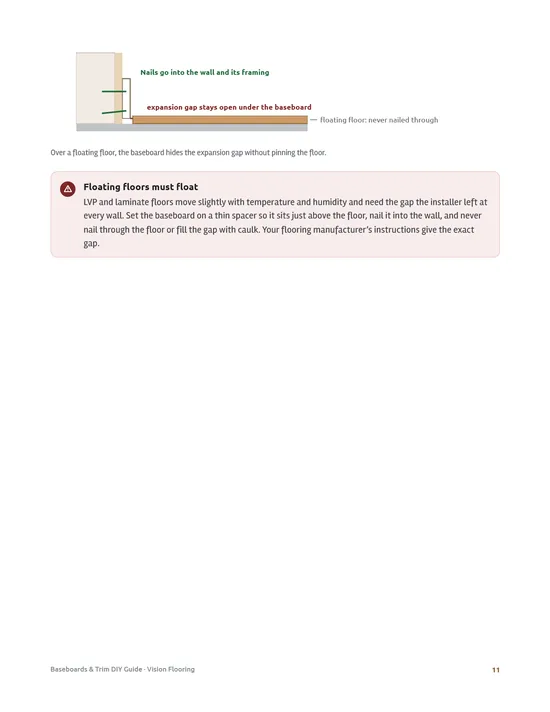 Page 4 preview of Baseboards & Trim DIY Guide