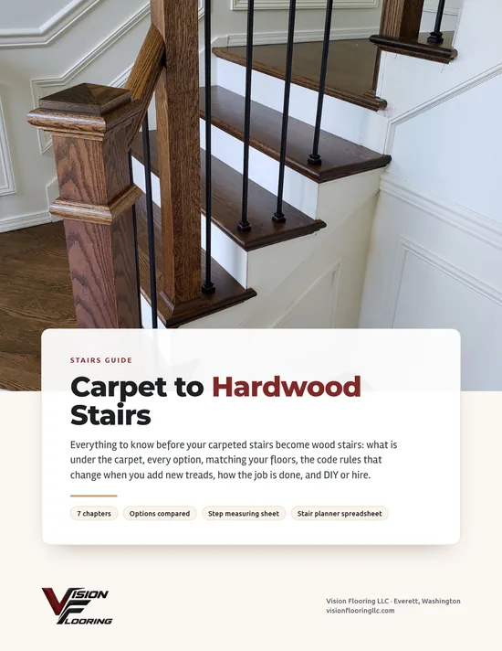 Page 1 preview of Carpet to Hardwood Stairs
