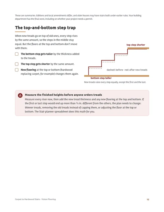 Page 4 preview of Carpet to Hardwood Stairs