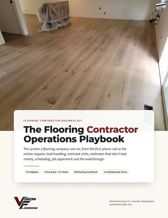 Page 1 preview of Flooring Contractor Business Kit