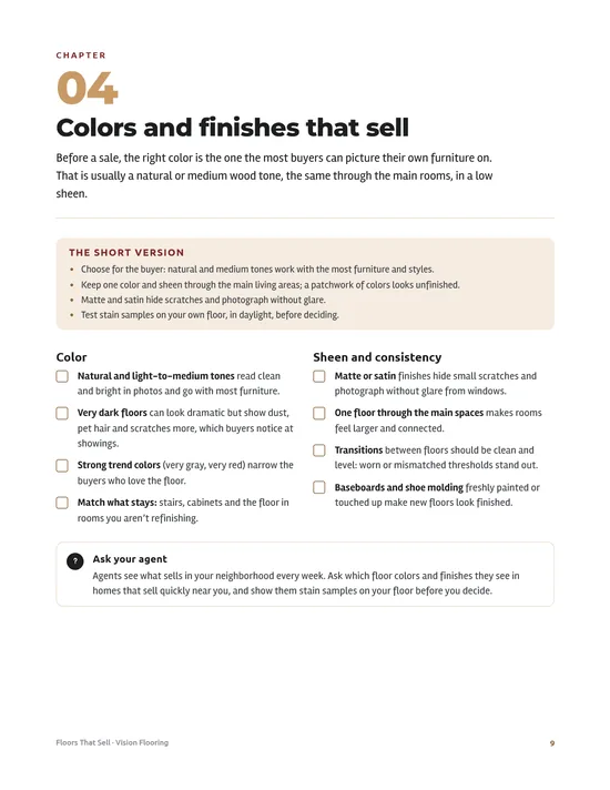 Page 4 preview of Floors That Sell