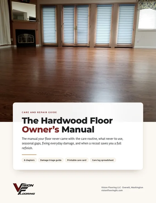 Page 1 preview of The Hardwood Floor Owner’s Manual