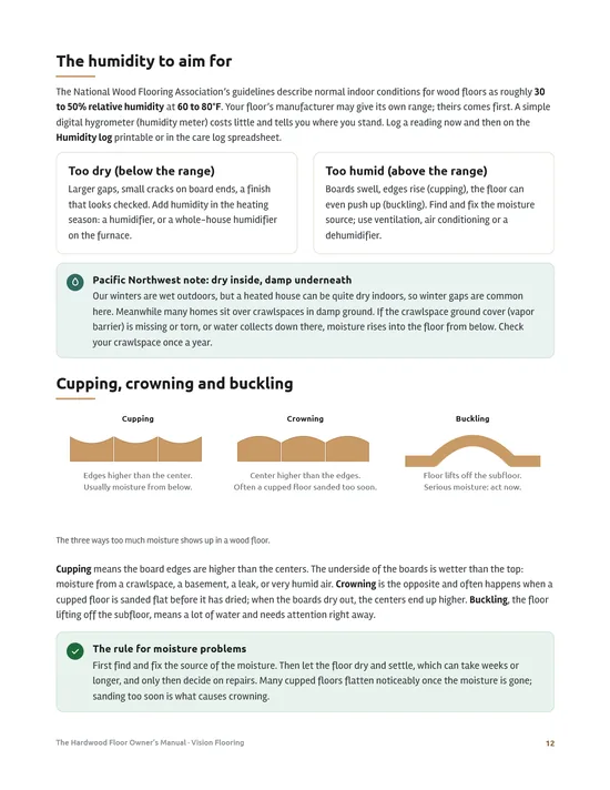Page 3 preview of The Hardwood Floor Owner’s Manual