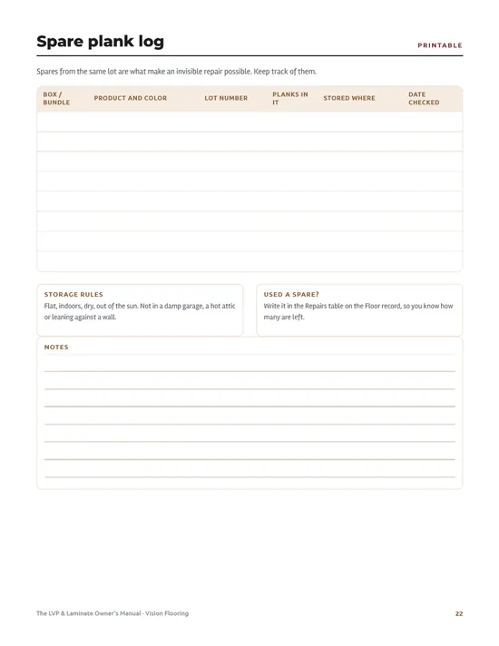 Page 6 preview of The LVP & Laminate Owner’s Manual
