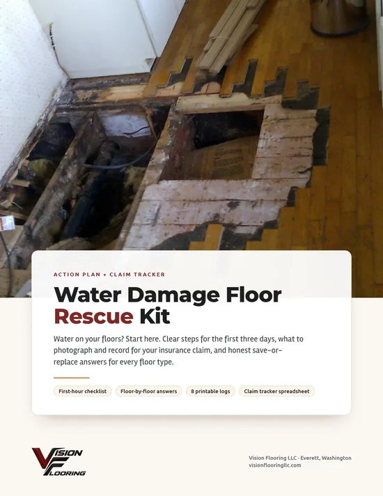 Page 1 preview of Water Damage Floor Rescue Kit
